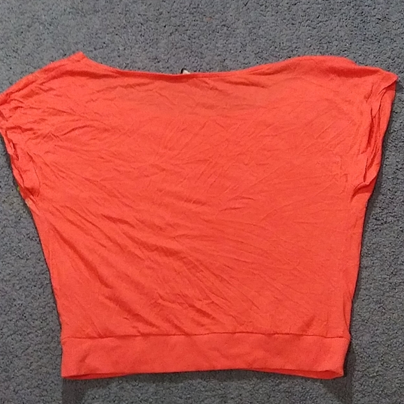Orange off shoulder top - Picture 3 of 3